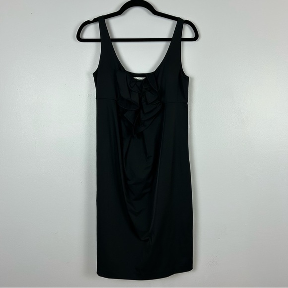 Diane von Furstenberg Elegant Black Adalina Dress Size 6 - Picture 3 of 12